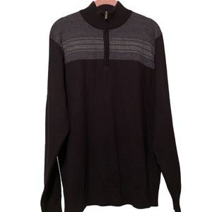 Nicklaus three Quarter Zip Pullover Sweater